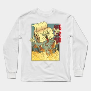 Japanese toilet paper Long Sleeve T-Shirt